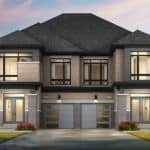 Highcrest Whitby Shores Exterior View of Semi Detached Homes 9 v28